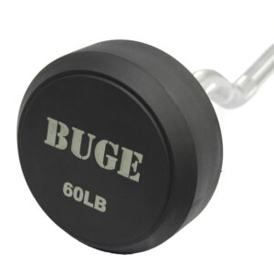 Buge Fixed EZ Curl Barbell Set 20 Lbs – 60 Lbs