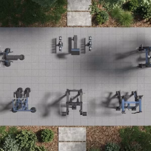 StreetBarbell Small Outdoor Gym Layout Package