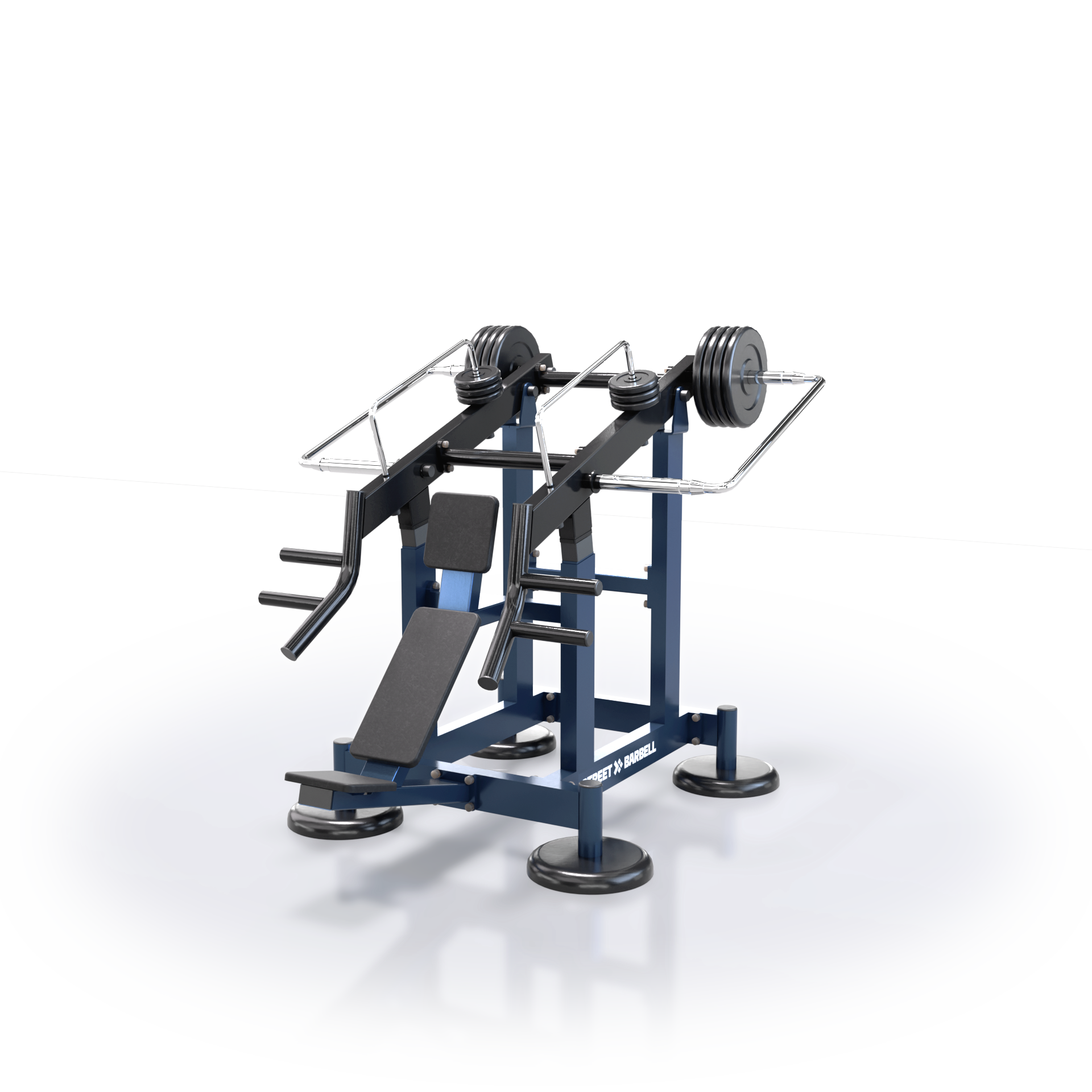 StreetBarbell Light Incline Bench Press MB 7.75 outdoor gym equipment