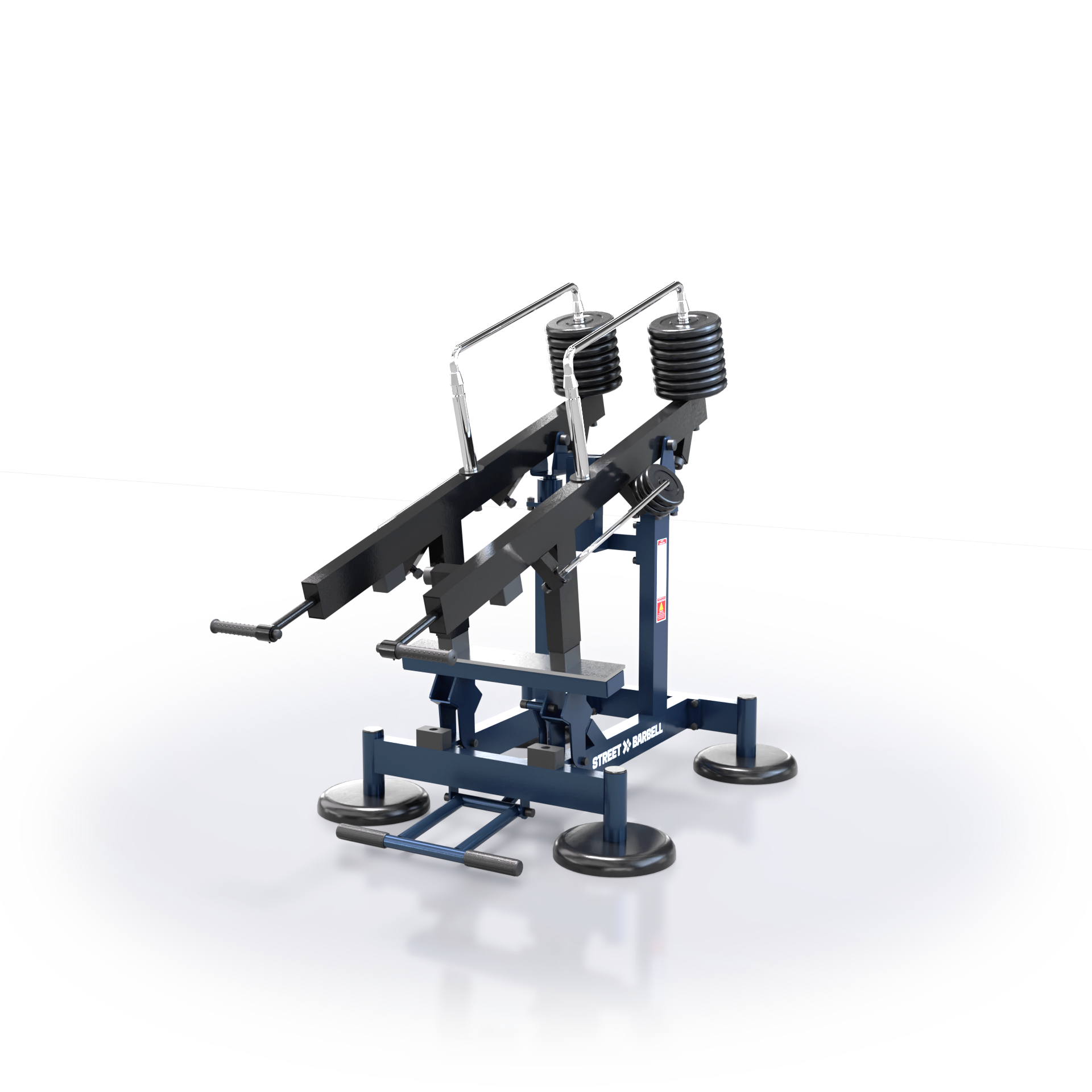 StreetBarbell Pro inclined leverage row MB 7.103 outdoor gym equipment