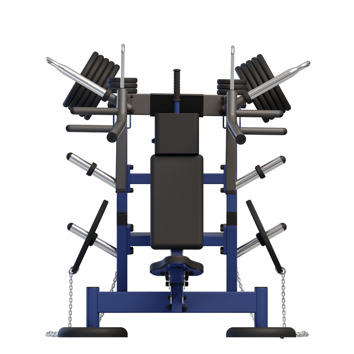 StreetBarbell Pro shoulder press with easy start MB 7.105 outdoor gym equipment