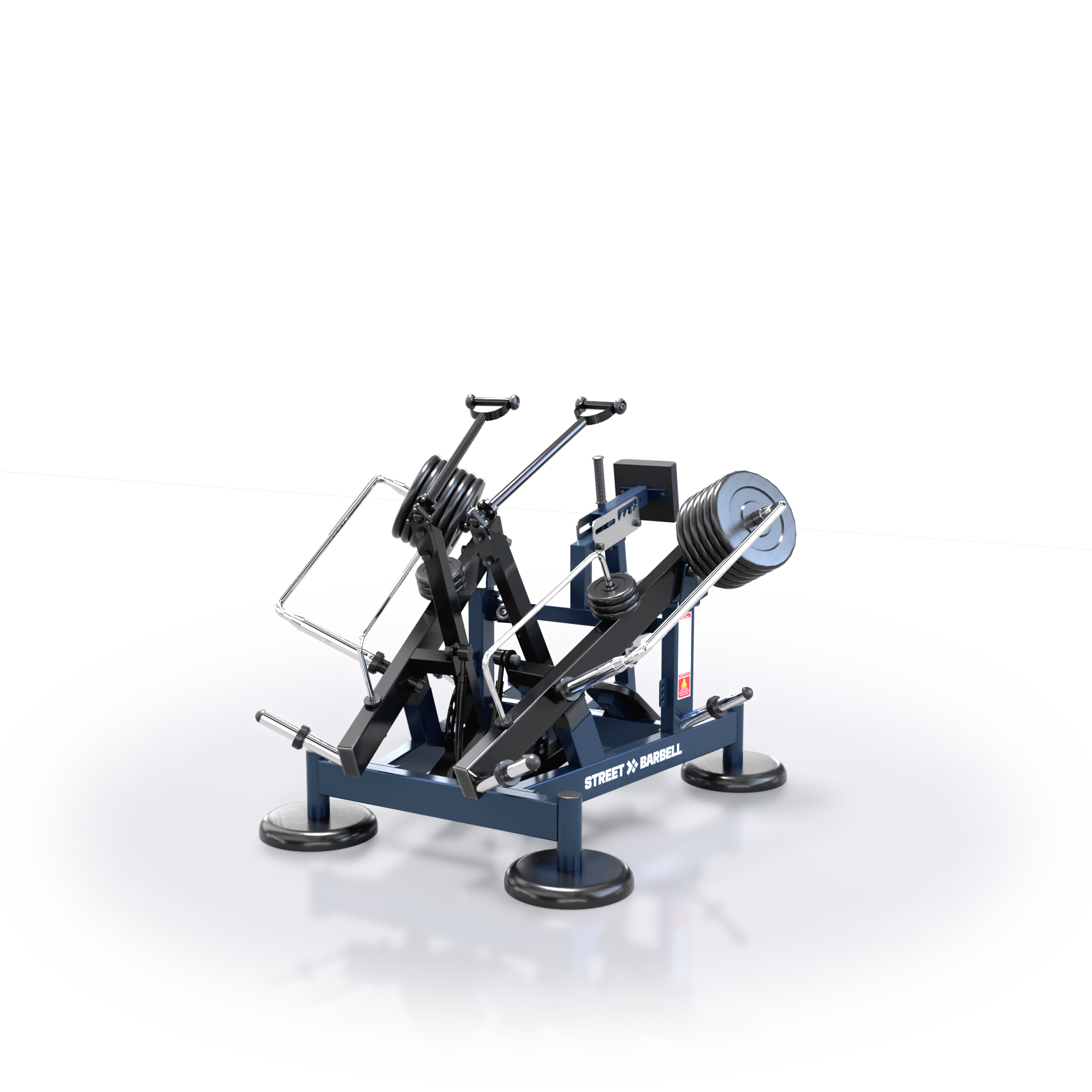 StreetBarbell Pro seated row MB 7.108 outdoor gym equipment