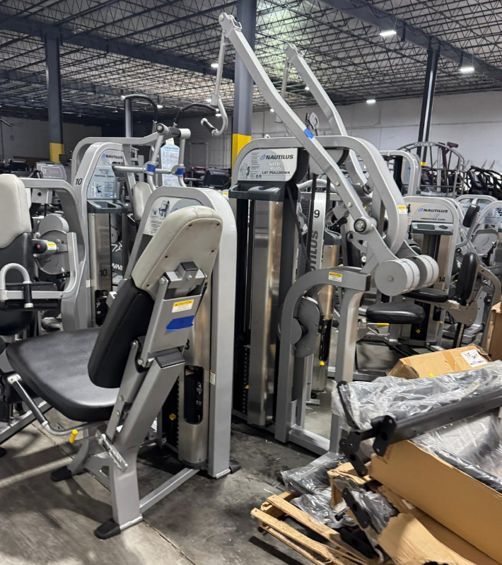 Actual preowned Nautilus Nitro Plus strength package at the warehouse
