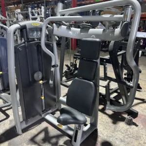 Pre-owned Technogym chest press photographed in BUGE warehouse